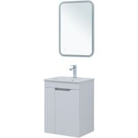 Тумба под раковину Aquanet Практика 50 330451 подвесная Белая матовая — фото 8, Мебель для ванной