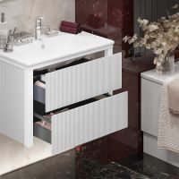 Товар: Тумба под раковину Opadiris Рубинно 80 00-00007341 подвесная Белая глянцевая - фото 4 Тумба под раковину Opadiris Рубинно 80 00-00007341 подвесная Белая глянцевая — фото 4, Мебель для ванной