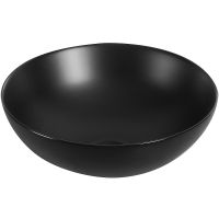 Раковина-чаша Ceruttispa CR3301MB 40 10443 Черная матовая — фото 1, Раковины накладные