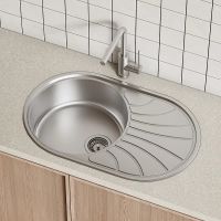 Товар: Кухонная мойка Iddis Suno S 77 SUN77SDi77S Сатин - фото 3 Кухонная мойка Iddis Suno S 77 SUN77SDi77S Сатин — фото 3, Кухонные мойки