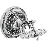 Двойной крючок Art&Max Barocco AM-1784-Cr Хром — фото 1, Крючки для полотенец