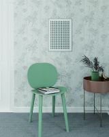 Обои Wiganford by Solo Teodoro WG50413 Винил на флизелине (1,06*10,05) Серый/Серебряный, Штукатурка — фото 2, Обои для стен