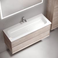 Тумба под раковину Sancos Marmi 2.0 120 MR2.0120EG подвесная Дуб галифакс натуральный — фото 9, Мебель для ванной