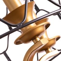 Товар: Люстра Divinare Dunkan 2021/04 LM-5 Античный черный Золото матовое - фото 3 Люстра Divinare Dunkan 2021/04 LM-5 Античный черный Золото матовое — фото 3, Люстры