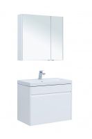 Товар: Тумба под раковину Aquanet Палермо 80 253587 подвесная Белый глянец - фото 3 Тумба под раковину Aquanet Палермо 80 253587 подвесная Белый глянец — фото 3, Тумбы под раковину