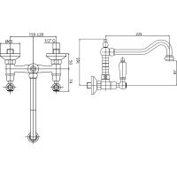 Смеситель для кухни Cezares First-LLP-02-M Бронза — фото 3, Смесители для кухни