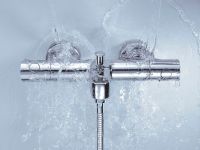 Смеситель для ванны Grohe Grohtherm 800 Cosmopolitan с термостатом Хром арт-34766000 — фото 4, Смеситель для ванны
