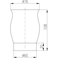 Стакан для зубных щеток Rav Slezak KER001 Белый — фото 2, Стаканы для зубных щеток