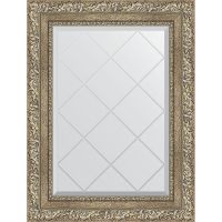 Зеркало Evoform Exclusive-G 72х55 BY 4014 с гравировкой в багетной раме - Виньетка античное серебро 85 мм — фото 1, Мебель для ванной