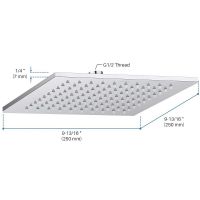 Товар: Верхний душ Aquatek AQ2076CR Хром - фото 6 Верхний душ Aquatek AQ2076CR Хром — фото 6, Верхние души