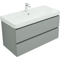 Тумба под раковину Aquanet Вега 100 329599 подвесная Мисти грин — фото 6, Тумбы под раковину