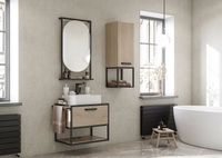 Тумба под раковину Aquaton Лофт Фабрик 65 1A242301LTDU0 подвесная Дуб эндгрейн — фото 13, Мебель для ванной