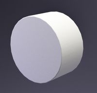 Гипсовая 3д панель Artpole Elementary Disk-50 E-0020 98x98 мм — фото 1, Гипсовые 3Д панели