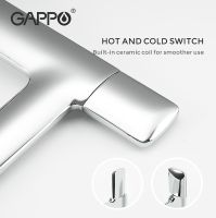 Смеситель для раковины Gappo G1052-80 Хром — фото 4, Смесители для раковины