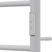 Электрический полотенцесушитель Point Афина PN04858PW П5 500x800 с полкой диммер справа Белый — фото 4, Электрические полотенцесушители