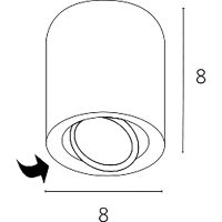 Потолочный светильник Artelamp Beid A1513PL-1BK Черный — фото 2, Светильники