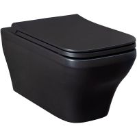 Товар: Унитаз Allen Brau Infinity 4.21011.31 подвесной Черный матовый без сиденья - фото 2 Унитаз Allen Brau Infinity 4.21011.31 подвесной Черный матовый без сиденья — фото 2, Подвесные унитазы