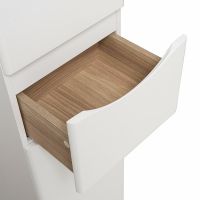 Шкаф пенал Runo Афина 35 R 00-00001173 Белый — фото 4, Мебель для ванной