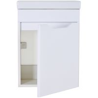 Товар: Тумба с раковиной Orange Мини 40 R Mini-40TUW+Ra подвесная Белая - фото 2 Тумба с раковиной Orange Мини 40 R Mini-40TUW+Ra подвесная Белая — фото 2, Тумбы с раковиной