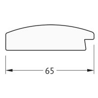 Зеркало Evoform Definite 86х66 BY 1014 в багетной раме - Орех 65 мм — фото 5, Мебель для ванной