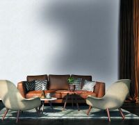 Обои Yasham Echo S-21550-1 Винил на флизелине (1,06*10,05) Белый, Геометрия/Штукатурка — фото 3, Обои для стен