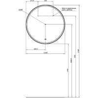 Товар: Зеркало Aquanet Тренд 90 316646 с подсветкой с сенсорным выключателем и подогревом - фото 7 Зеркало Aquanet Тренд 90 316646 с подсветкой с сенсорным выключателем и подогревом — фото 7, Зеркала в ванную комнату