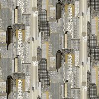 Обои Bruno Zoff Silver 60115-3 Фольга на флизелине (1,06*10,05)  Коричневый, Геометрия — фото 2, Обои для стен