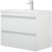 Тумба под раковину Corozo Алабама Z2 80 SD-00000569 подвесная Белая — фото 1, Мебель для ванной