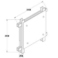 Потолочный светильник Artelamp Archimede A6460PL-1BR Белый Коричневый — фото 4, Светильники