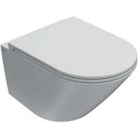 Товар: Унитаз Globo Forty3 FOS07.BI подвесной без сиденья - фото 1 Унитаз Globo Forty3 FOS07.BI подвесной без сиденья — фото 1, Унитазы