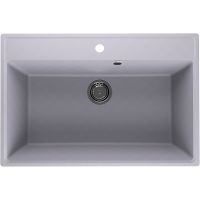 Кухонная мойка Ulgran Quartz Forte 760-05 Бетон — фото 1, Кухонные мойки