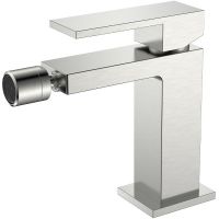 Смеситель для биде Boheme Qubic 476-NB Никель брашированный — фото 1, Смесители