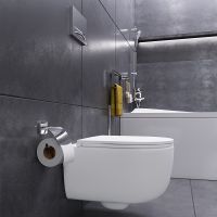 Товар: Унитаз Damixa Sirius DX86C1700SC подвесной с сиденьем Микролифт - фото 5 Унитаз Damixa Sirius DX86C1700SC подвесной с сиденьем Микролифт — фото 5, Унитазы