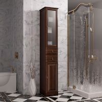 Товар: Шкаф пенал Opadiris Риспекто 30 R 00-00005835 Орех антикварный - фото 2 Шкаф пенал Opadiris Риспекто 30 R 00-00005835 Орех антикварный — фото 2, Мебель для ванной