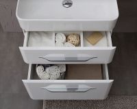 Тумба с раковиной Aquanet Виченца 60 212665 Белая — фото 9, Тумбы с раковиной