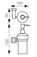Дозатор для жидкого мыла Kaiser KH-4310 Бронза — фото 2, Дозаторы