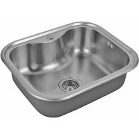 Кухонная мойка ZorG Satin 58 ZR 5848 Нержавеющая сталь — фото 1, Кухонные мойки