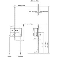 Душевая система Vincea Inspire VSFW-421I4GM Вороненая сталь — фото 13, Душевое оборудование. Душевая программа
