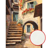 Фреска Ortograf Городской пейзаж живопись 11481 Фактура флок FLK Флизелин (1,9*2,5) Бежевый/Коричневый, Город/Живопись — фото 1, Фрески