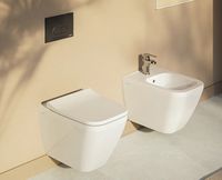 Комплект унитаза с инсталляцией Vitra Integra Square 9856B003-7207 с сиденьем Микролифт и клавишей смыва Хром глянцевый — фото 7, Комплекты унитаз + инсталляция