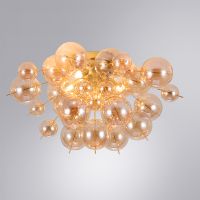 Товар: Люстра Artelamp Molecule A8313PL-5GO Янтарная Золото - фото 3 Люстра Artelamp Molecule A8313PL-5GO Янтарная Золото — фото 3, Люстры