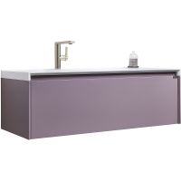 Тумба с раковиной Orans BC-4060-1200L 120 40601200L подвесная Лиловая матовая — фото 2, Тумбы с раковиной