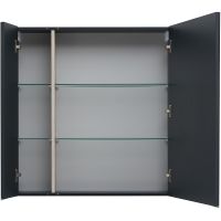 Товар: Зеркальный шкаф Aquanet Алвита New 80 277535 Антрацит - фото 4 Зеркальный шкаф Aquanet Алвита New 80 277535 Антрацит — фото 4, Зеркальные шкафы в ванную