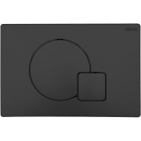 Клавиша смыва Black&White Universe WPI-09522 09522 Matt Black — фото 1, Комплектующие для душевого оборудования