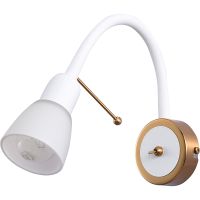 Настенный светильник Artelamp Lettura A7009AP-1WH Белый — фото 1, Светильники