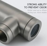 Сифон для раковины Frap F82-9 Оружейная сталь — фото 4, Сифоны для раковины