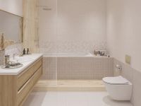 Керамическая плитка Cersanit Lin рельеф темно-бежевый LNS152D настенная 19,8х59,8 см — фото 2, Керамическая плитка