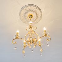 Розетка потолочная Европласт 1.56.021 490x60x490 мм — фото 2, Розетки потолочные