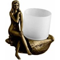 Стакан для зубных щеток Art&Max Juno AM-B-0071D-B Бронза — фото 1, Мыльницы
