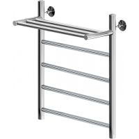 Водяной полотенцесушитель Aquanet Mauro 60x50 282320 с полкой Хром — фото 1, Водяные полотенцесушители